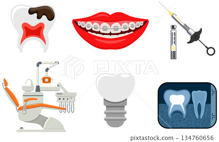Dental Services Concept Dental Services Concept 134760656