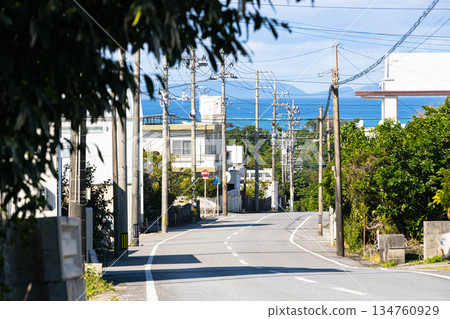 A town where you can see the sea A town where you can see the sea 134760929