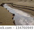 [Tottori] A stream formed in the Tottori Sand Dunes (Tottori City) 134760949