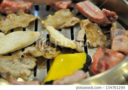 grilled pork , grilled pork in the oven grilled pork , grilled pork in the oven 134761299