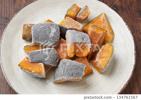 Frozen pumpkin Frozen pumpkin 134761567