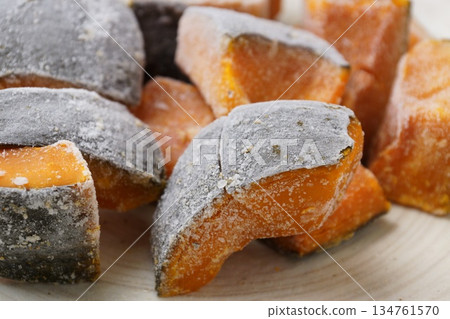 Frozen pumpkin Frozen pumpkin 134761570