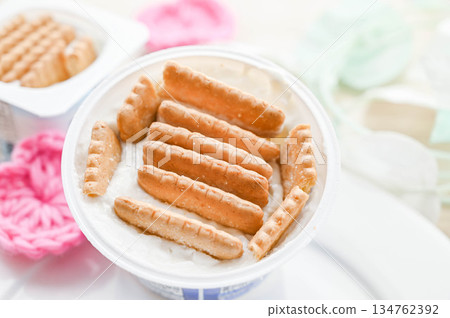 biscuits in greek yogurt biscuits in greek yogurt 134762392