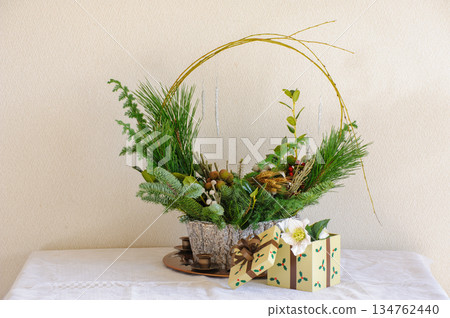 時尚的室內花卉佈置 134762440