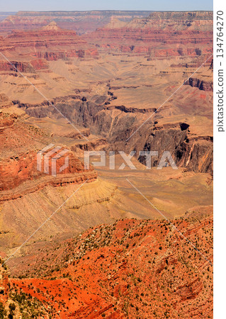 Hazy Sky Day At The Grand Canyon Arizona Hazy Sky Day At The Grand Canyon Arizona 134764270