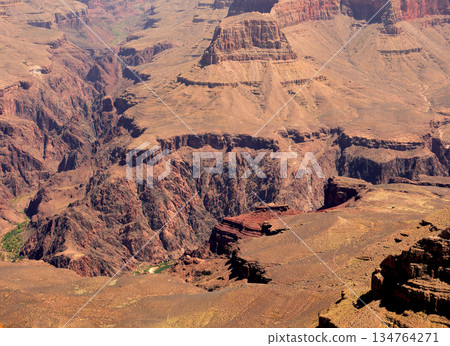 Hazy Sky Day At The Grand Canyon Arizona Hazy Sky Day At The Grand Canyon Arizona 134764271
