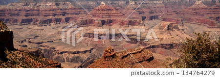 Hazy Sky Day At The Grand Canyon Arizona Hazy Sky Day At The Grand Canyon Arizona 134764279