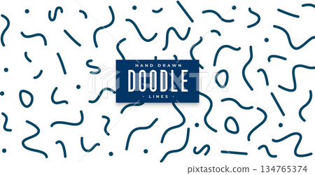 hand drawn abstract scribble pattern background in minimal style hand drawn abstract scribble pattern background in minimal style 134765374