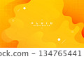wave of fluid gradient banner for a smooth and dynamic design 134765441