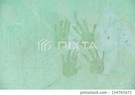 dirty hand stain with pencils stain for cleaning concept idea dirty hand stain with pencils stain for cleaning concept idea 134765871