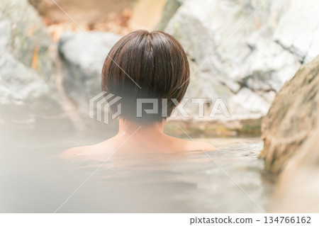 open-air bath, female, females 134766162
