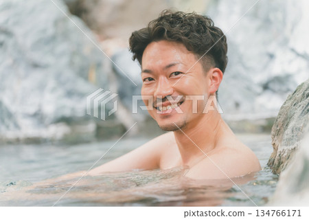 open-air bath, gents, male 134766171