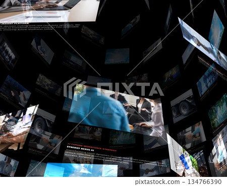 Business meetings and digital technology Business meetings and digital technology 134766390