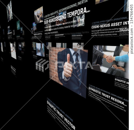 Businessman thumbs up 134766405