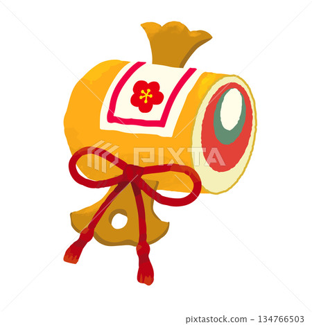 可愛的錘擊木槌的插圖 134766503
