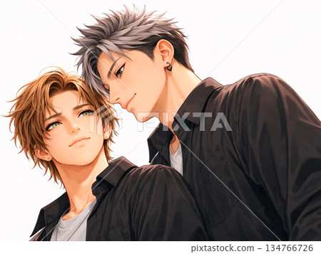 Close-up Boys Love Illustrations 134766726