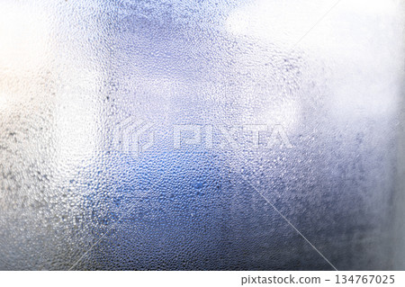 Stock photo of condensation on a sash window Stock photo of condensation on a sash window 134767025