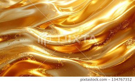 Gold gradient background material 134767352