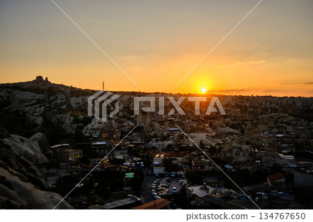 Sunset in Cappadocia 134767650