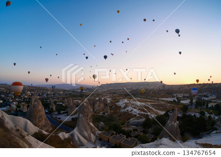Balloons at Cappadocia 134767654