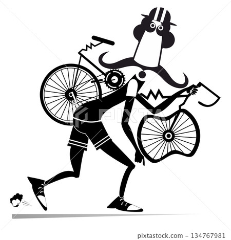 bicycle, bike, vector 134767981