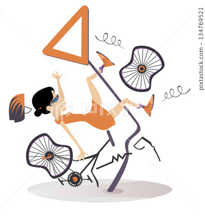 bike, bicycle, woman 134769521