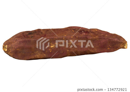 Japanese sweet potato isolated on white background Japanese sweet potato isolated on white background 134772921