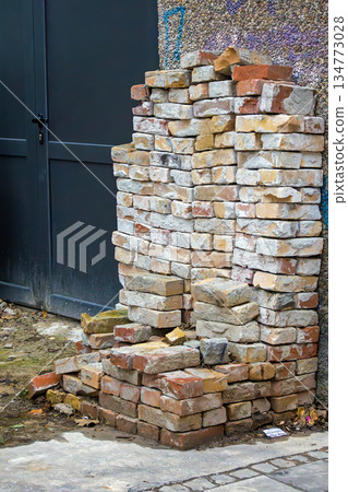 Reconstructed bricks material Reconstructed bricks material 134773028