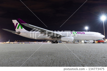 A330 WAMOS taxiing at Narita Airport 134773475