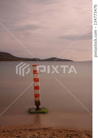 a small seaside town on the edge of the Aegean Sea 134773476