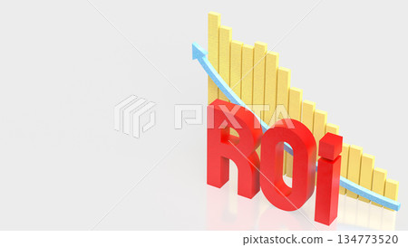 Return on Investment Growth and Performance Analysis Concept 3d render. Return on Investment Growth and Performance Analysis Concept 3d render. 134773520