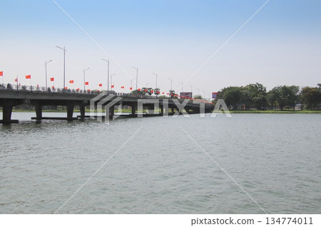 Landscape of Huong River in Hue, Vietnam Landscape of Huong River in Hue, Vietnam 134774011
