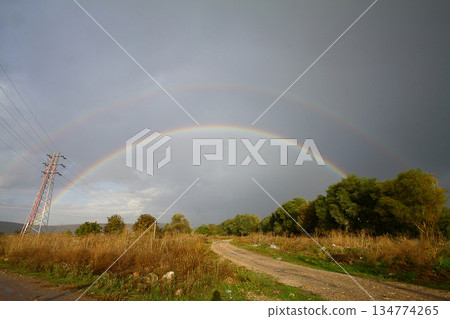 Over the rainbow. After the rain. Over the rainbow. After the rain. 134774265