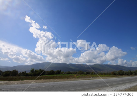 cloudy day in Turkey 134774305