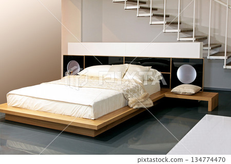Beige bedroom Beige bedroom 134774470