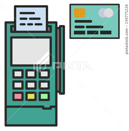 A convenient payment method for paying and settling your purchases with your card A convenient payment method for paying and settling your purchases with your card 134775226