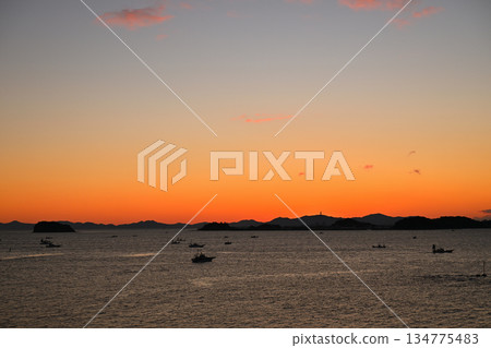 Sunrise seen from Cape Hado Sunrise seen from Cape Hado 134775483