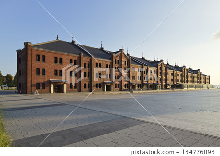 A view of the Red Brick Warehouse and the blue sky in Yokohama A view of the Red Brick Warehouse and the blue sky in Yokohama 134776093