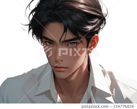 英俊的男模特兒 英俊的男模特兒 134776824