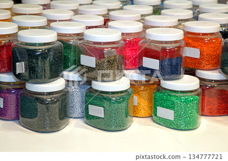 Colorful jars 134777721