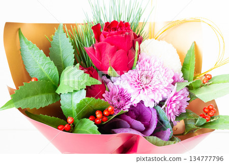 Gorgeous New Year's bouquet 134777796