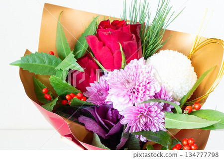 Gorgeous New Year's bouquet 134777798