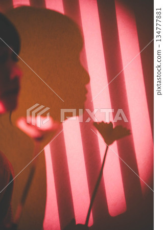 和服的一位年輕女士 和服的一位年輕女士 134777881