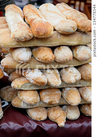 Fresh bread Fresh bread 134778344