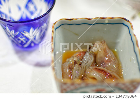 Pickled squid of hotflies Pickled squid of hotflies 134779364