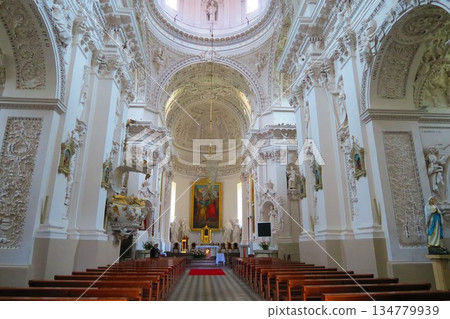 Baroque Frozen Music: Stucco Sculptures from the Church of St. Peter and Paul 134779939