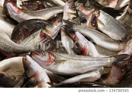 Fish pile 134780585