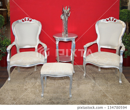 Vintage chairs 134780594