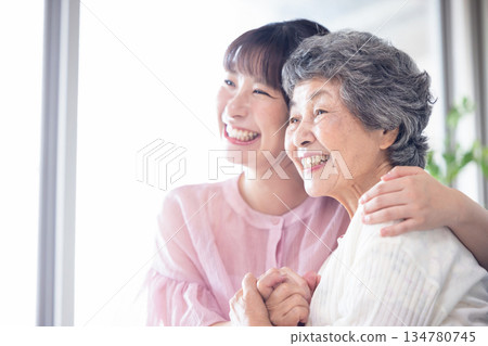Grandma and grandson Grandma and grandson 134780745