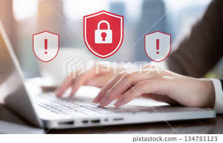 Internet security and safe data management | Cybersecurity concept Internet security and safe data management | Cybersecurity concept 134781123